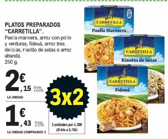 E.Leclerc Carretilla Platos Preparados 250g oferta