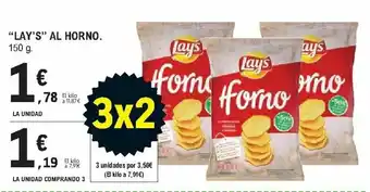 E.Leclerc Lay's Al Horno, 150g oferta