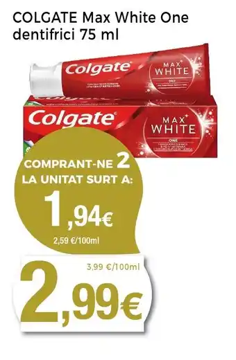 Keisy COLGATE Max White One oferta