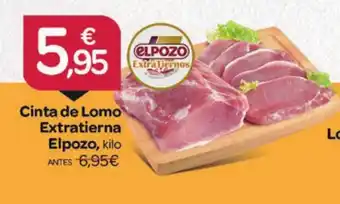 Supermercados El Jamón Cinta de Lomo Extratierna oferta