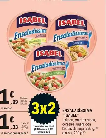 E.Leclerc Isabel Ensaladissima oferta