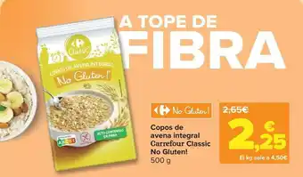 Carrefour Carrefour classic - copos de avena integral no gluten! oferta