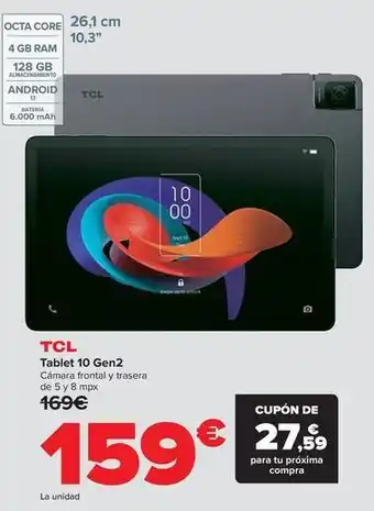 Carrefour Tcl - tablet 10 gen2 oferta
