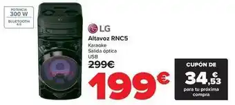 Carrefour Lg - altavoz rnc5 oferta