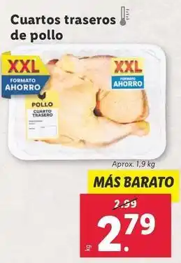 Lidl Cuartos traseros de pollo oferta
