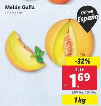 Lidl Melón galia oferta