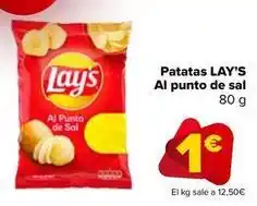 Carrefour Lay’s - patatas al punto de sal oferta