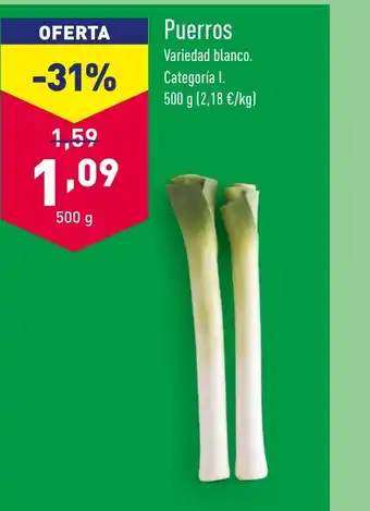 ALDI Puerros oferta