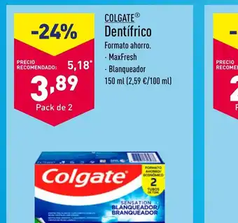 ALDI COLGATE® Dentifrico oferta