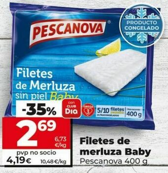 Dia Filetes de merluza pescanova oferta
