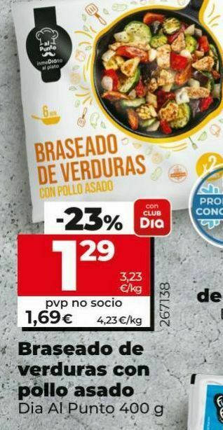 Dia Braseado de verduras oferta