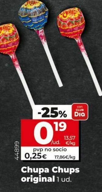 La Plaza de DIA Piruleta chupa chups oferta