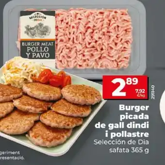 Dia Burger picada de gall dindi i pollastre oferta