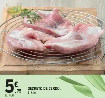 E.Leclerc Secreto de Cerdo. El kilo. oferta