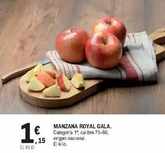 E.Leclerc Manzana Royal Gala. El Kilo oferta