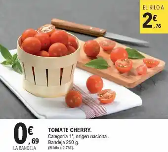 E.Leclerc Tomate Cherry. Bandeja 250 g. oferta