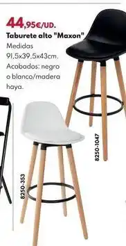 BricoCentro Taburete alto maxon oferta