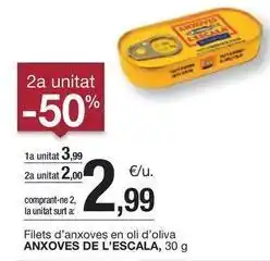 BonpreuEsclat Anxoves de l'escala - filets d'anxoves en oli d'oliva oferta