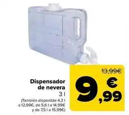 Carrefour Dispensador de nevera oferta