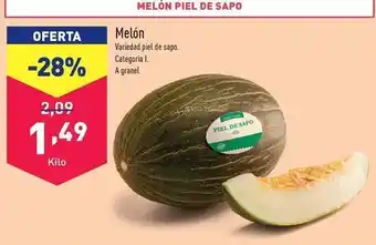 ALDI Melón oferta