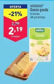 ALDI Hofburger - queso gouda oferta