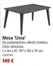 Bauhaus Mesa oferta