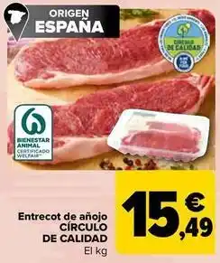 Carrefour Circulo de calidad - entrecot de añojo oferta