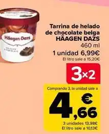 Carrefour Häagen-dazs - tarrina de helado de chocolate belga oferta