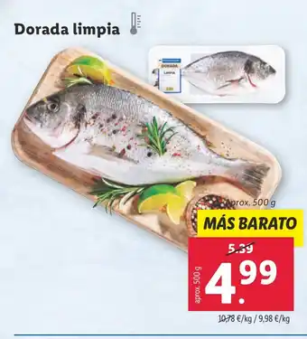 Lidl Dorada limpia oferta