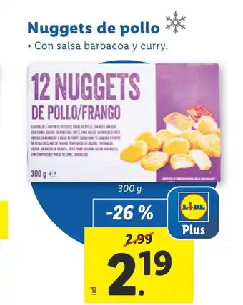 Lidl Nuggets de pollo oferta