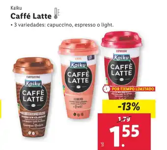 Lidl Kaiku CAFFÈ LATTE oferta