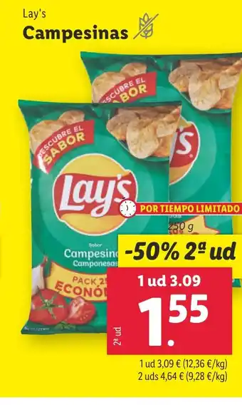 Lidl Lay's Campesinas oferta