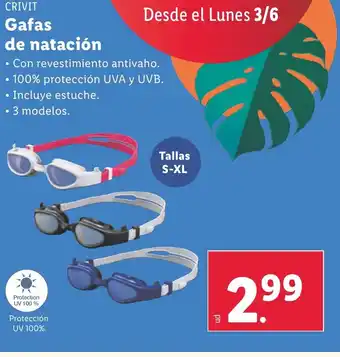 Lidl CRIVIT Gafas de natación oferta