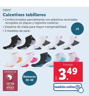 Lidl CRIVIT Calcetines tobilleros oferta