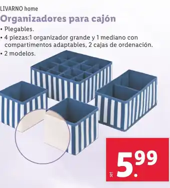 Lidl LIVARNO home Organizadores para cajón oferta