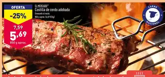 ALDI Costilla de cerdo adobada oferta