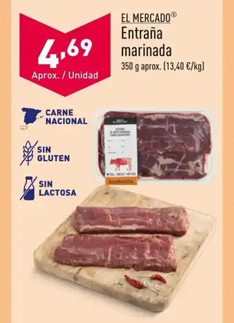 ALDI EL MERCADOⓇ Entraña marinada oferta