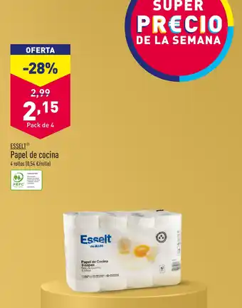 ALDI ESSELTⓇ Papel de cocina oferta