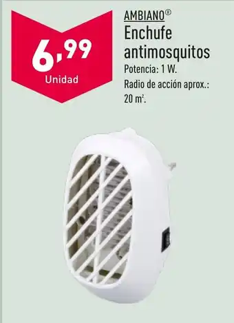 ALDI AMBIANOⓇ Enchufe antimosquitos oferta