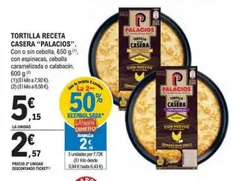 E.Leclerc Palacios - tortilla receta casera oferta