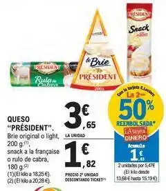 E.Leclerc Président - queso oferta