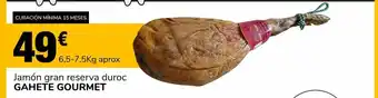 Supeco Jamón gran reserva duroc gahete gourmet 6.5-7.5 kg aprox oferta