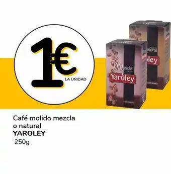 Supeco Café molido mezcla o natural yaroley 250 g oferta