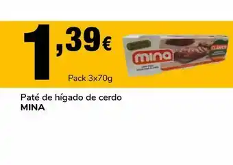 Supeco Paté de hígado de cerdo mina pack 3 x 70 g oferta