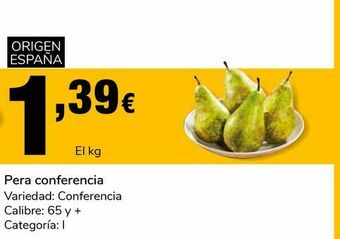 Supeco Pera conferencia oferta