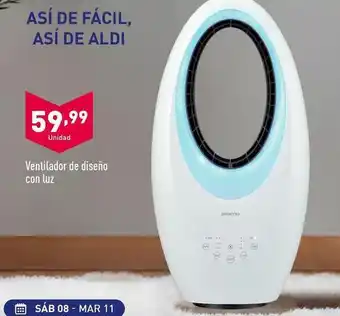 ALDI Ventilador de diseno oferta