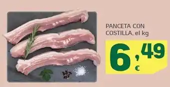 HiperDino Panceta con costilla oferta