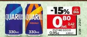 Dia Aquarius - de limon / de naranja oferta