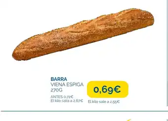 Cash Ecofamilia BARRA VIENA ESPIGA oferta