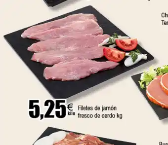 FROIZ Filetes de jamón fresco de cerdo kg oferta